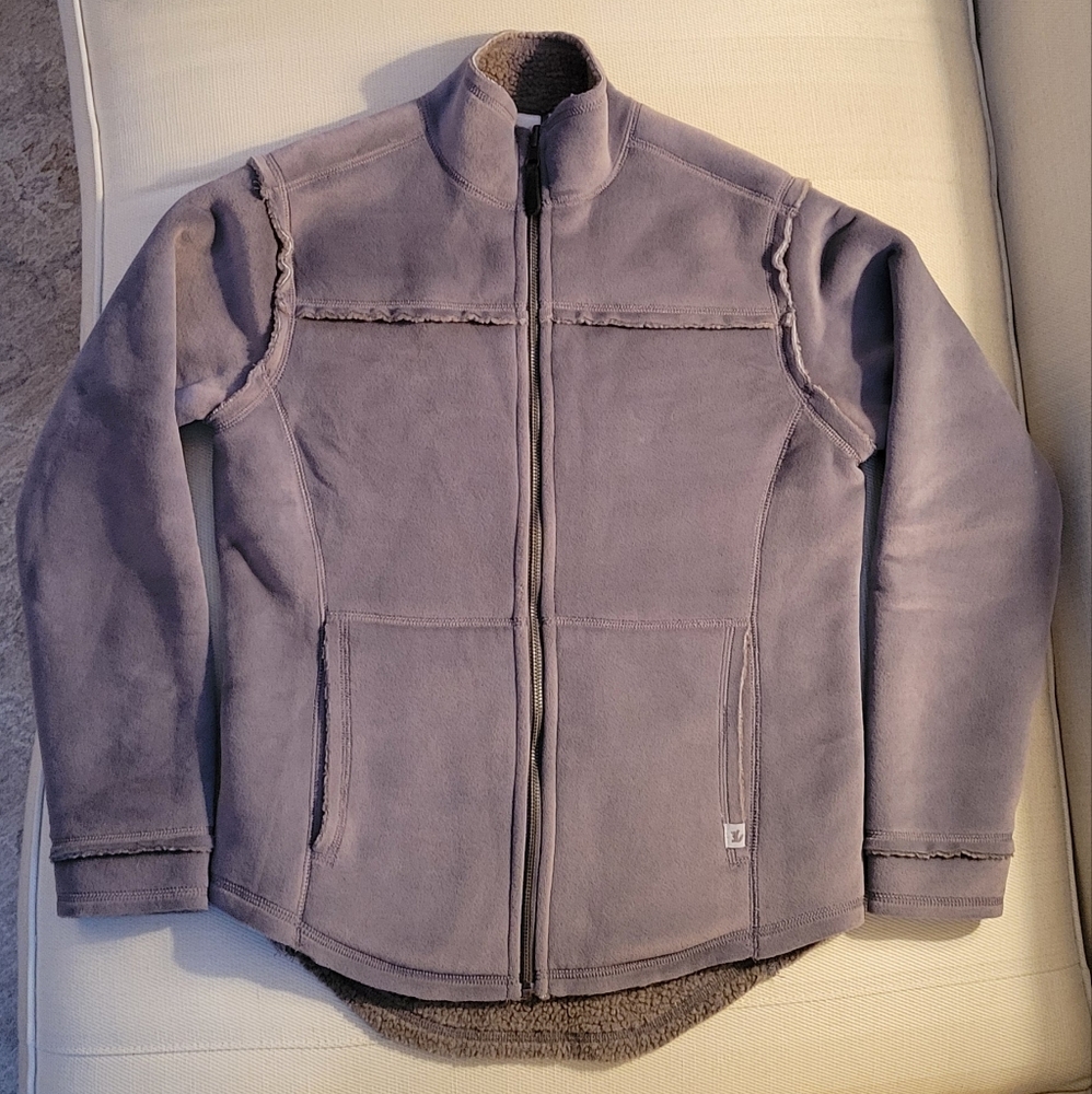 EMS, Faux Shearling,  Eastern Mountain Sports.  Small Muted lilac